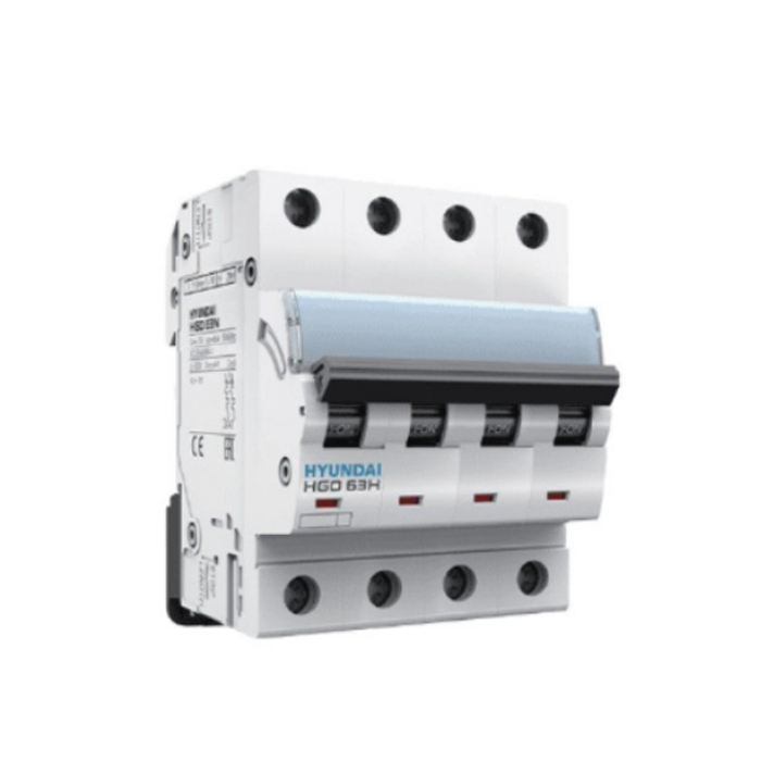 MCB HYUNDAI HGD63H 4P 6A 10kA