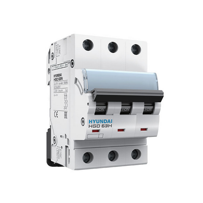 MCB HYUNDAI HGD63H 3P 6A 10kA