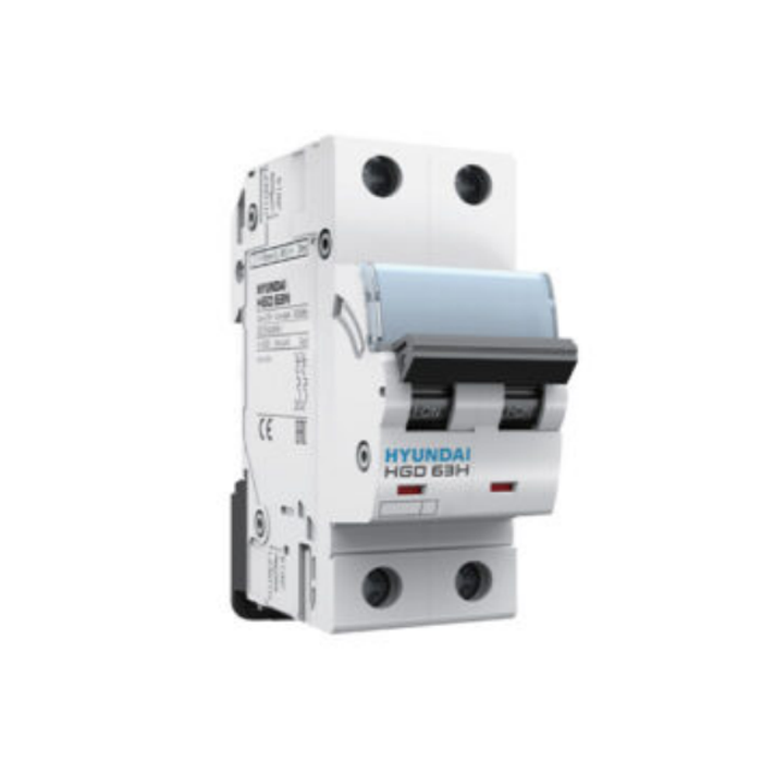MCB HYUNDAI HGD63H 2P 6A 10kA
