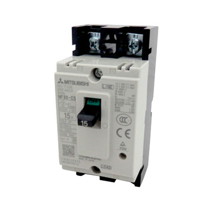 Aptomat Mitsubishi MCCB 2 pha 15A 2.5kA