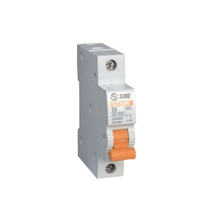 MCB 1P 06A 6kA SC68N/C1006