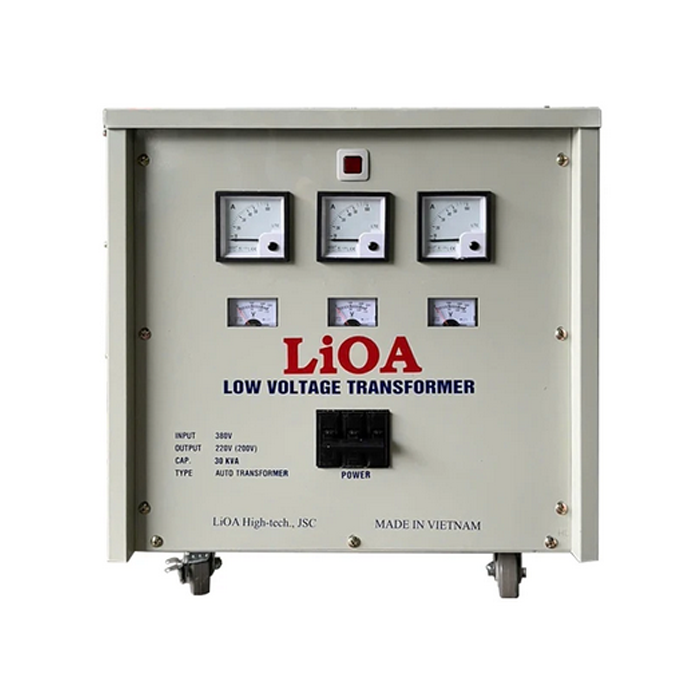 Biến Áp Đổi Nguồn Hạ Áp 3 Pha LiOA Loại Tự Ngẫu – Mã 3K301M2YH5YT