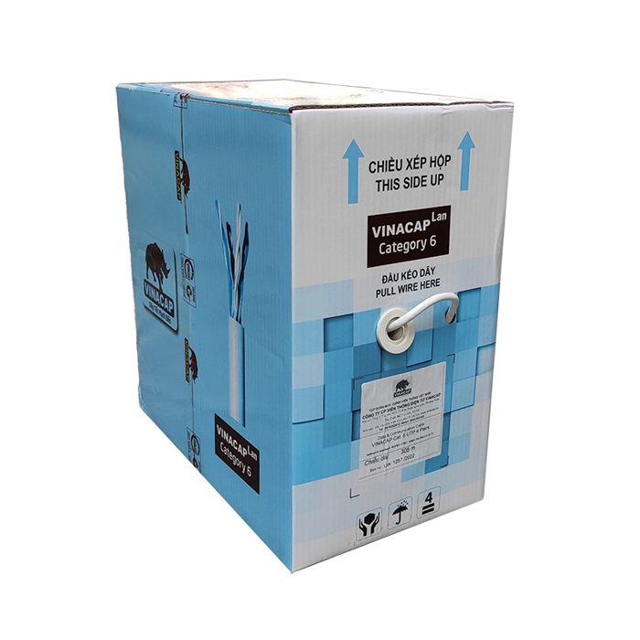 Dây cáp mạng Lan Vinacap Cat6 UTP