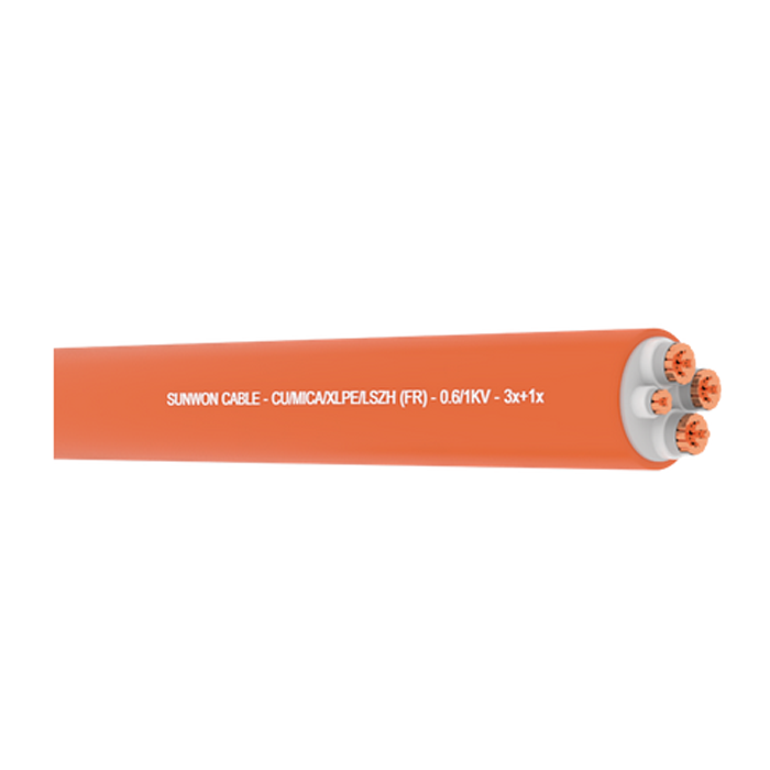 Cáp chống cháy sunwon 0.6/1kV – 3x+1x