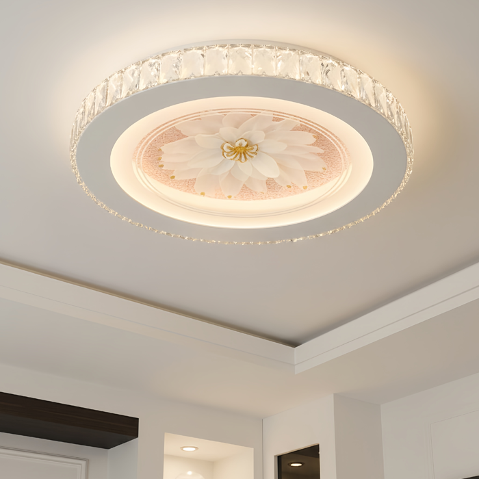 Đèn ốp trần led hình hoa mẫu đơn SNT6229