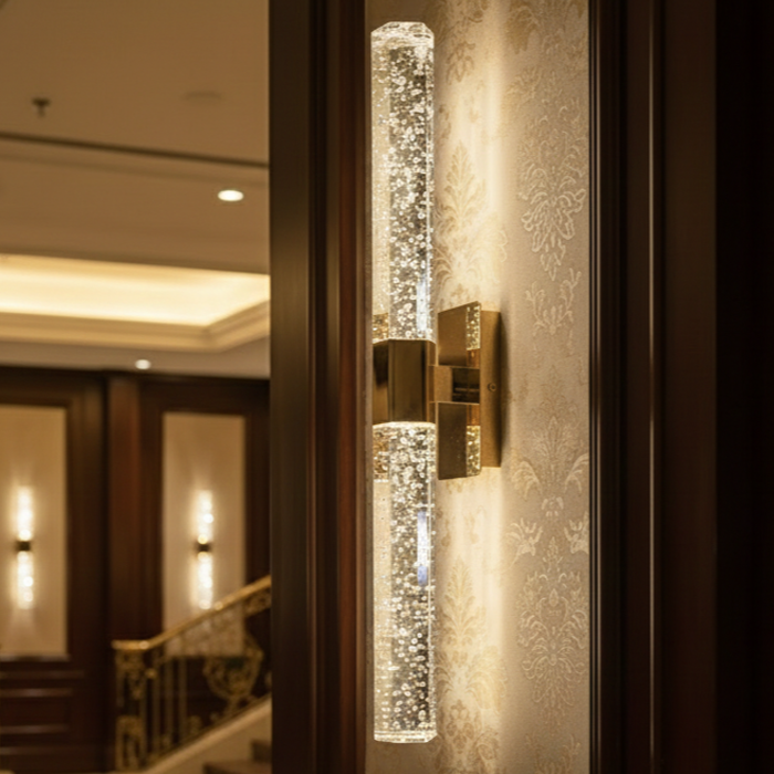 Đèn tường pha lê luxury đôi SNT5938