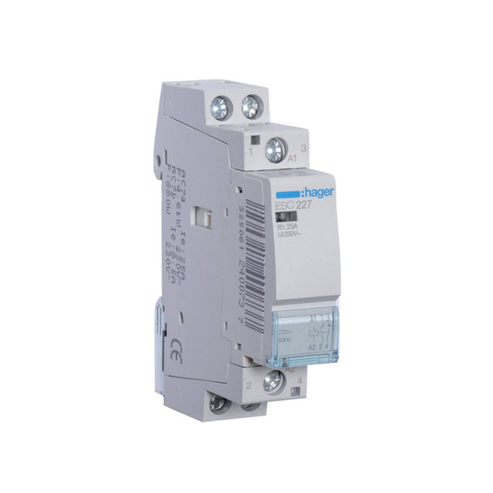 ESC227 – Contactor 25A 1NO + 1NC 230V
