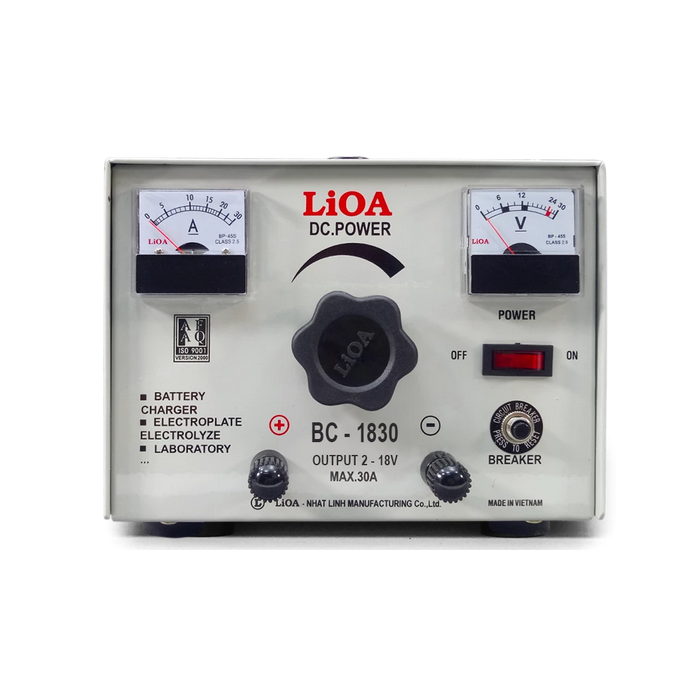 Máy Nạp Ắc Quy Nguồn 1 Chiều LiOA mã BC1830
