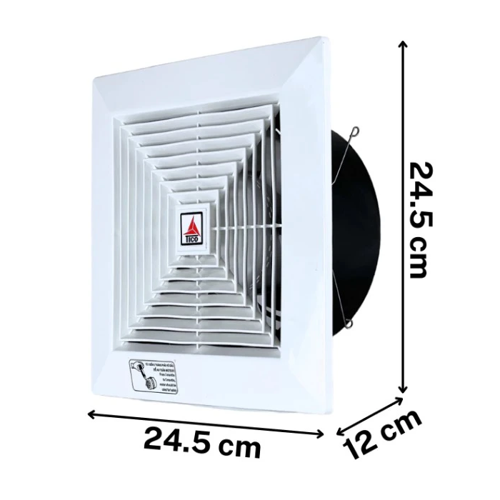 Quạt thông gió âm trần thẳng Tico TC-15AV5